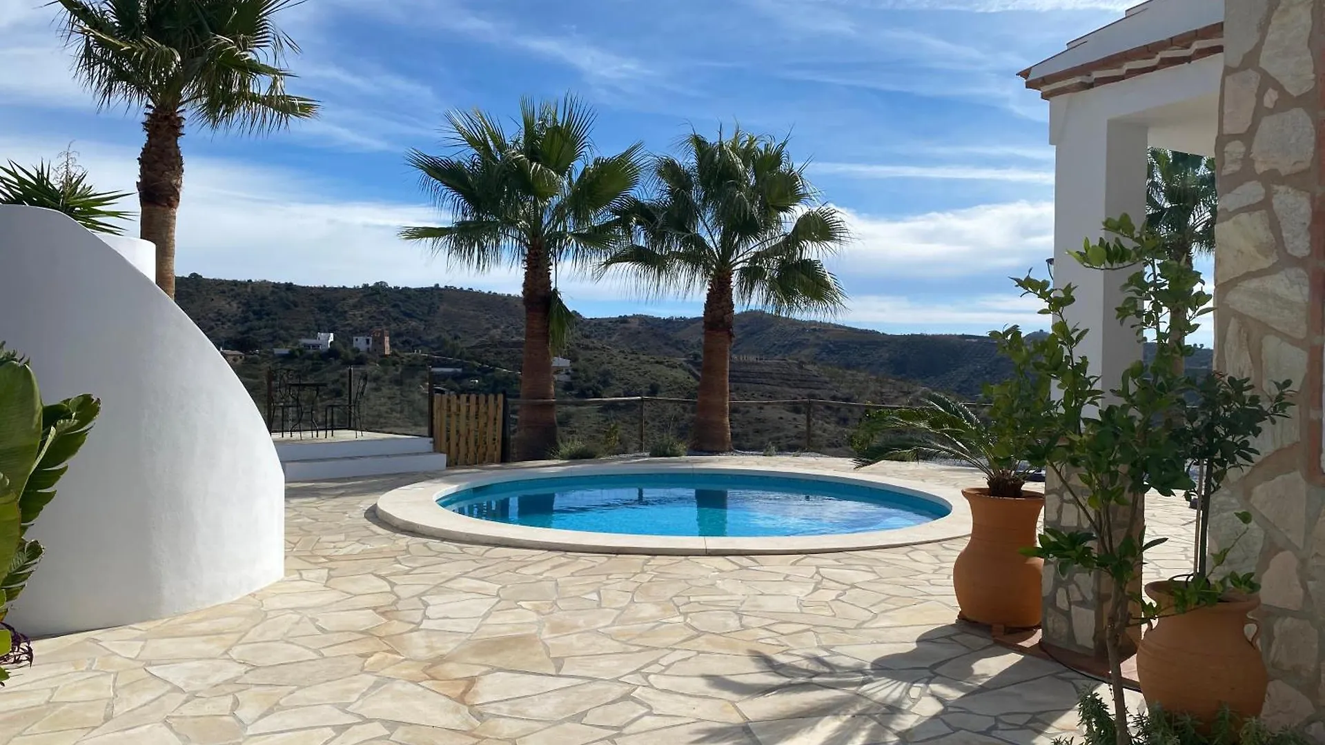 בית נופש 2 Bed 2 Bath Villa Near Sedella Heatable Saltwater Pool